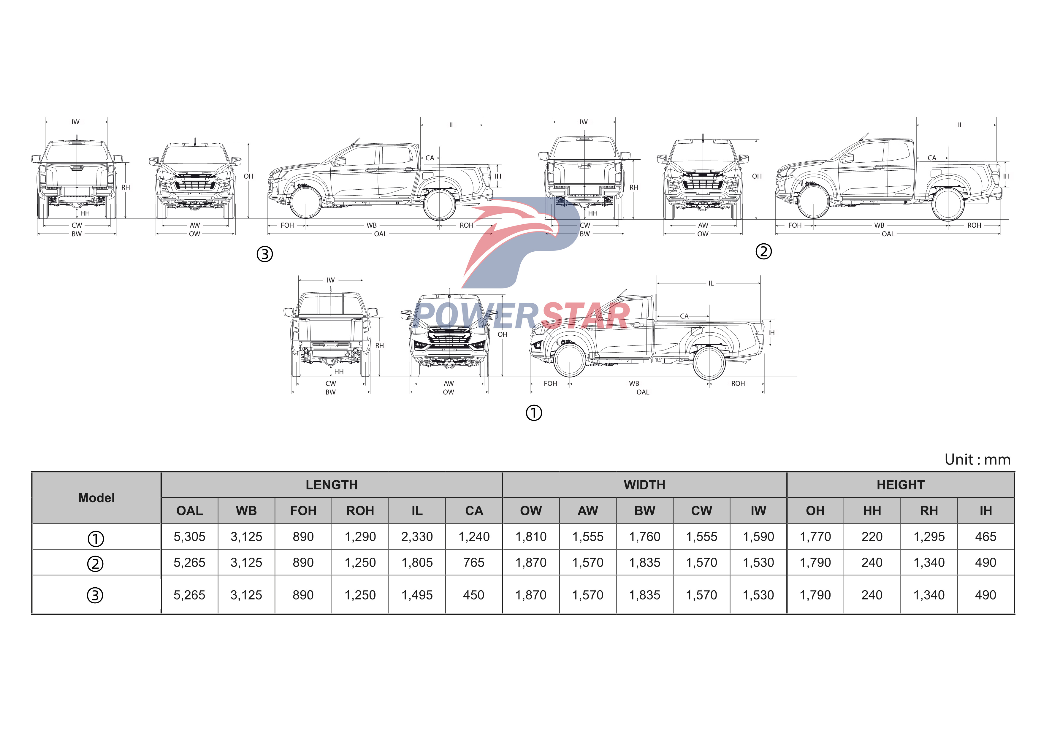 Isuzu пикап сериялы жеңіл көлік