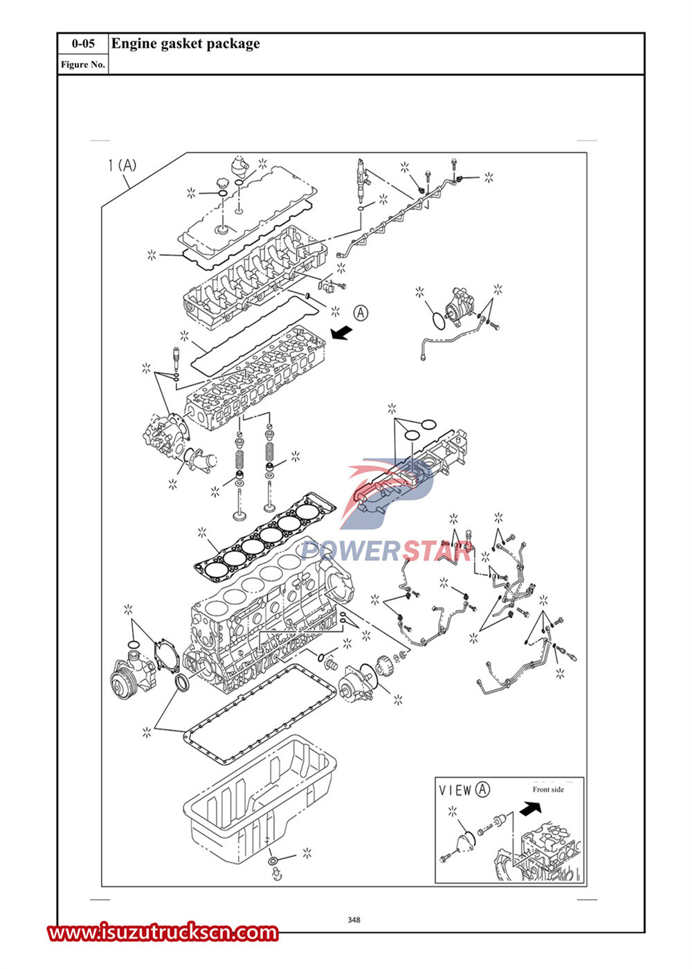 Isuzu VC61 сериясының коммерциялық бөлшектер каталогы