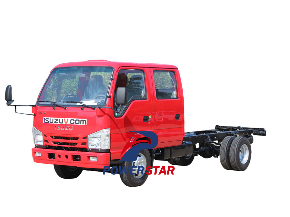 Isuzu 100P double cabin truck chassis