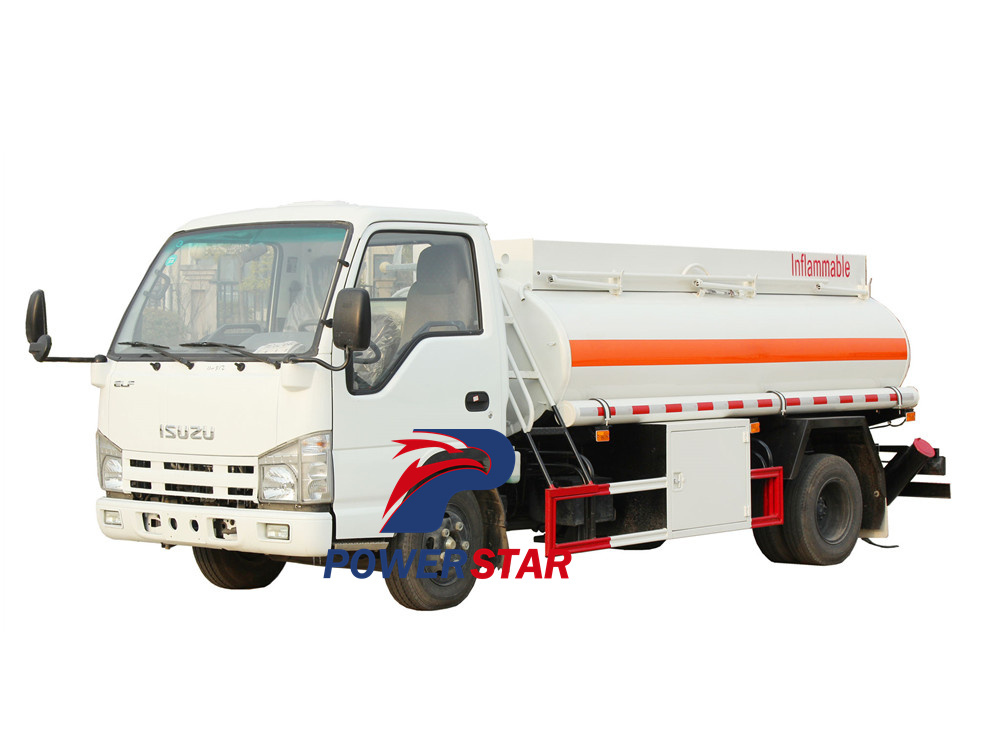 Isuzu ELF 3CBM дуэльдік цистерна