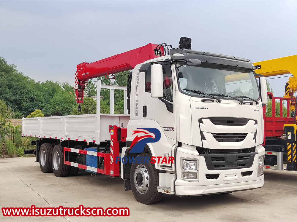 Isuzu телескоптық кран жүк көлігі