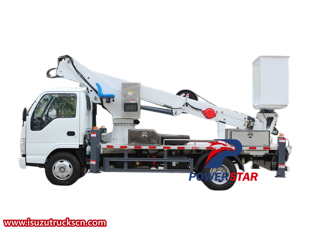 Isuzu 18m aerial bucket truck