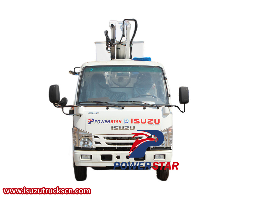 Isuzu 100P 18m telescopic arm platform truck