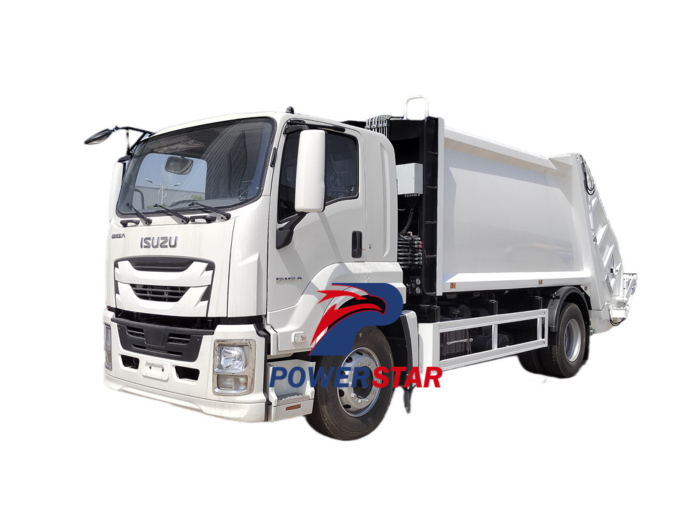 Isuzu giga waste compactor truck