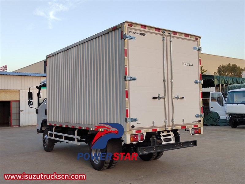 Isuzu KV100 dry freight cargo truck