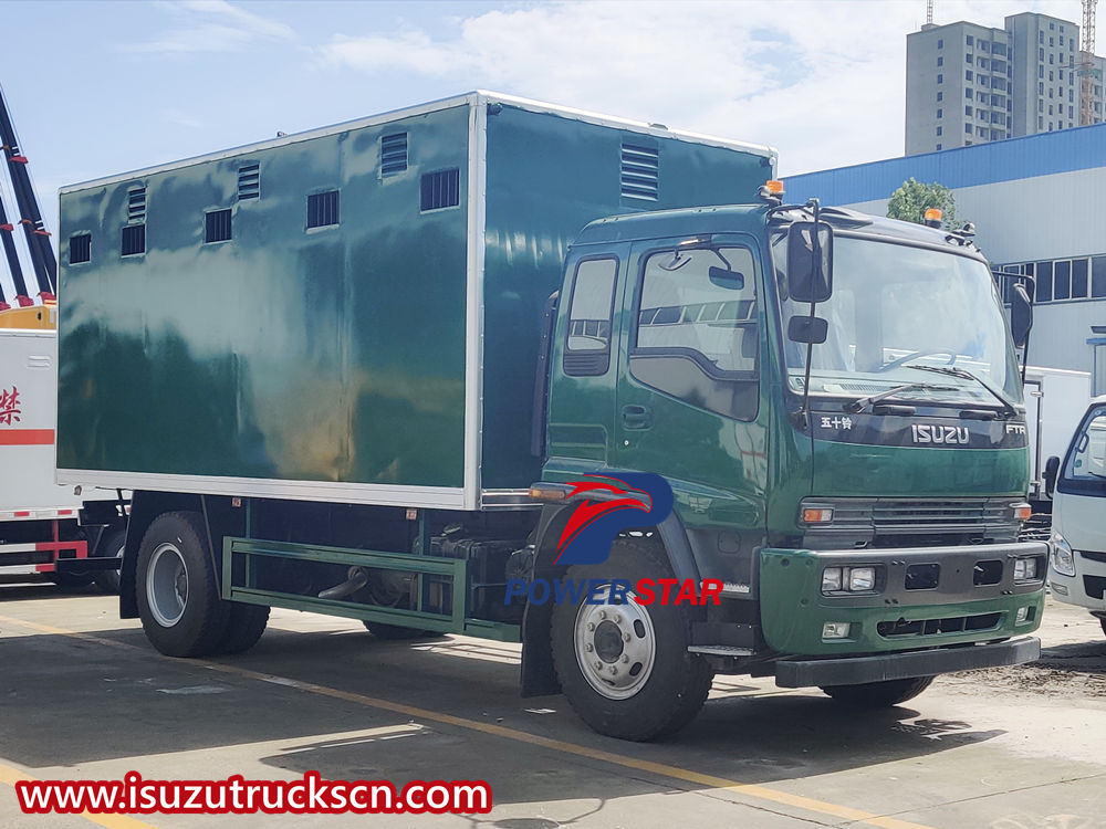 Isuzu prison carrier truck