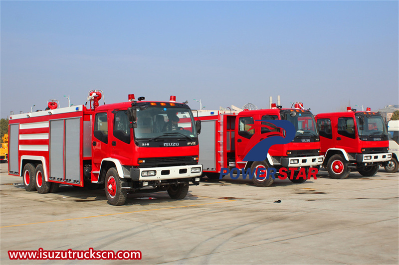 Isuzu FVZ 12000L foam fire fighting truck