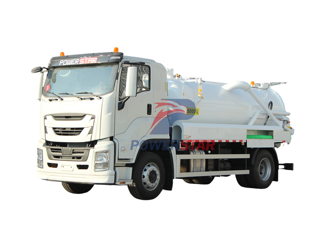 PM80A Pump ISUZU Vacuum Sewage Suction Truck 