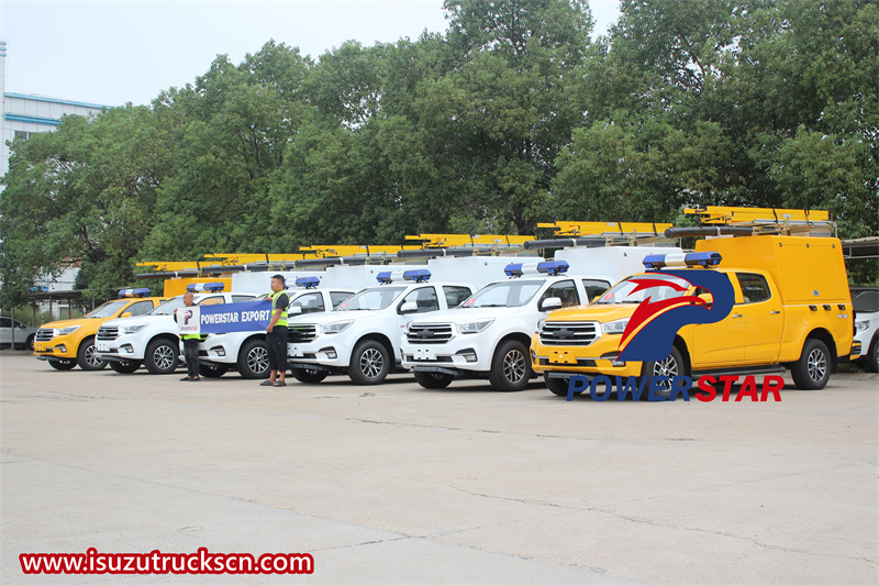 Isuzu customized 4x4 emergency service truck