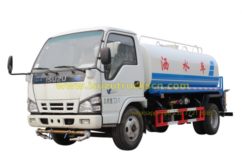 Small ISUZU Water Carrying Truck, 5ton 5cbm 5000liters 6 Wheels Water Tank Truck, Mini Water Truck for Sale