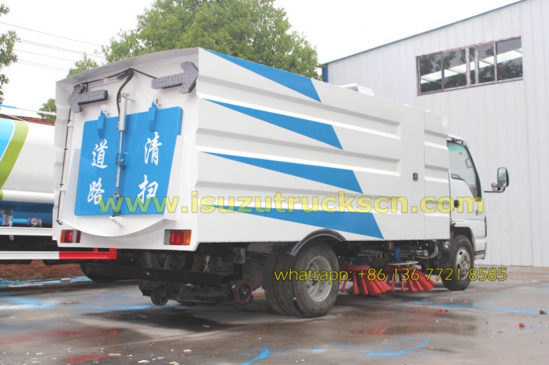 Philippines market High Performance Isuzu Road Sweeper Trucks