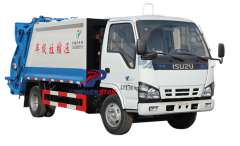 Hydraulic pressed garbage truck Isuzu brand compactor garbage truck