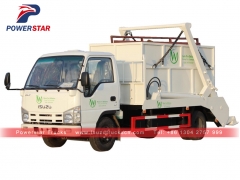 skip loader truck Isuzu arm roll container refuse truck