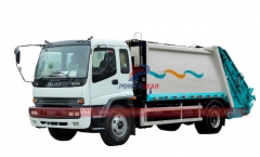 Philippines Isuzu Rear Loader Refuse Trcuk