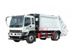 Garbage transportation Isuzu Trash Truck Garbage Compactor supplier