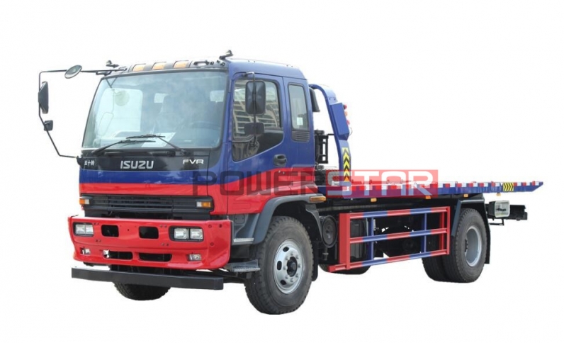 ISUZU FVR tow truck wrecker/flatbed wrecker/5 10 ton wrecker towing truck