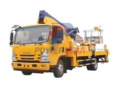 overhead working truck ISUZU aerial boomlift