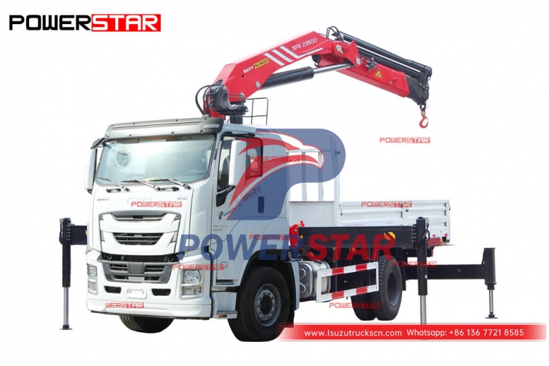 ISUZU GIGA Truck With Palfinger  SPK23500 10 Ton Knuckle Boom