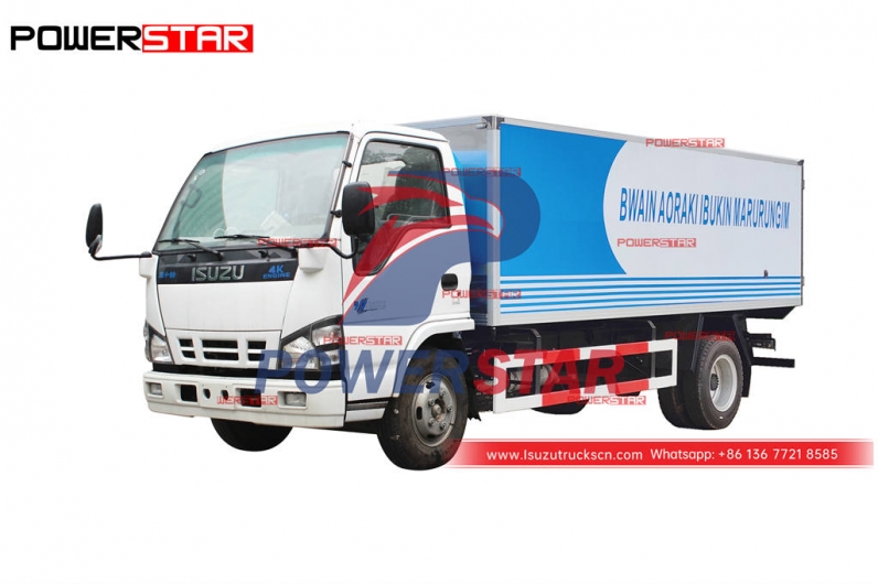 Factory outlet ISUZU 600P NKR Cube Van Hot Sale