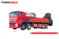 ISUZU GIGA 12 wheeler truck mounted kunckle boom crane