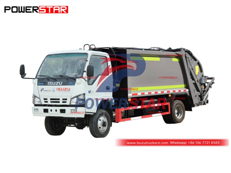 Brand new ISUZU 600P 4WD rear loader 6CBM off-road garbage compactor