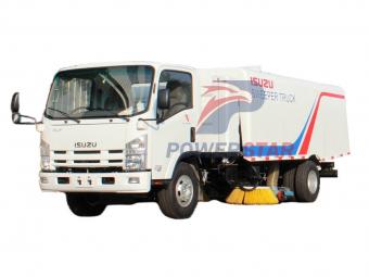 Isuzu NPR street sweeper vehicle