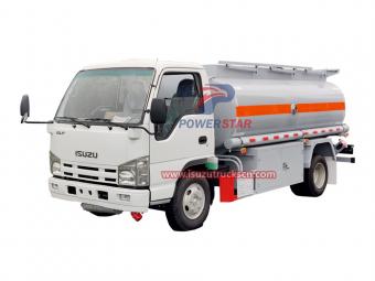 ISUZU 100P 98HP 4000L oil tank truck exported to Philippines