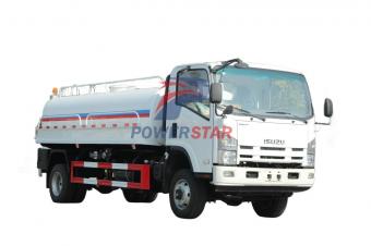 Manufacturer 4X2 ISUZU 8CBM Stainless Steel Drinkable Potable Water Truck