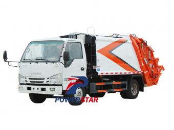 Philippine Isuzu 100P 6cbm rear loader refuse truck