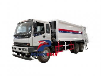 Philippine Isuzu 25 cbm refuse compactor truck