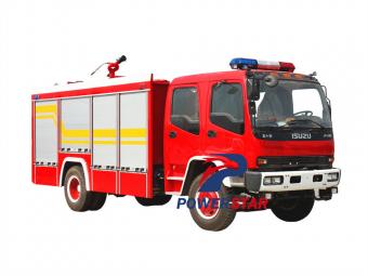 Isuzu FVR 8cbm foam water fire truck