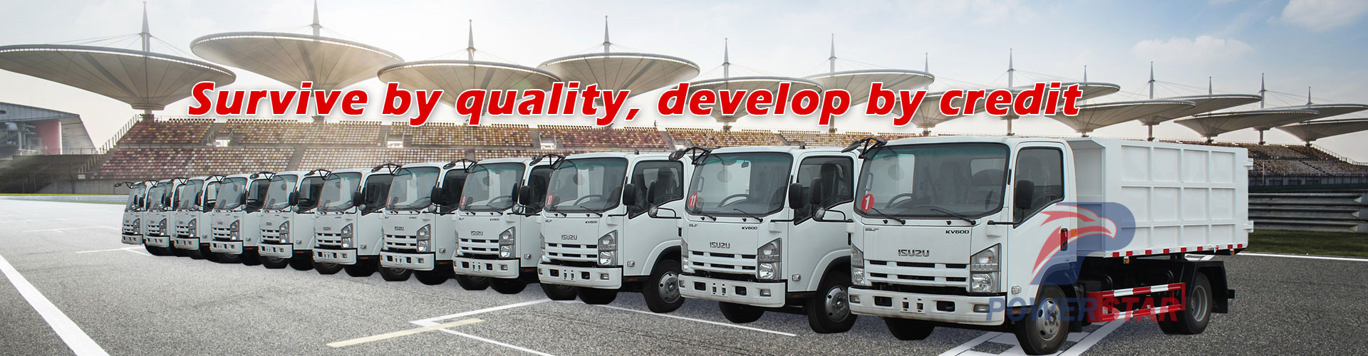 Isuzu garbage collection truck