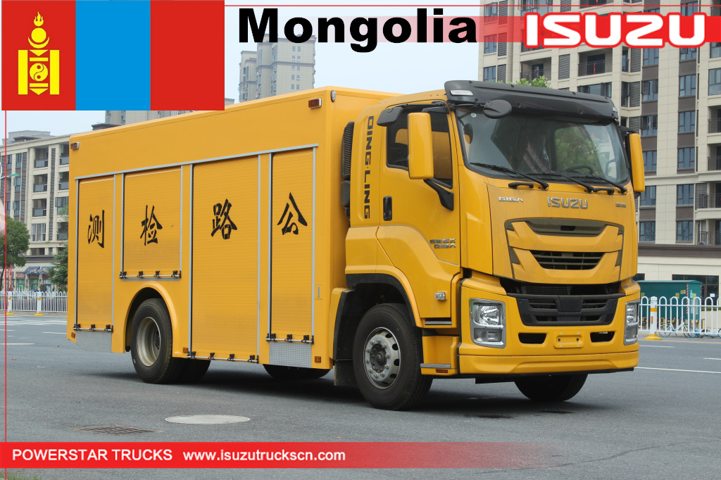 
     Моңғолия – 1 бірлік ISUZU әуежайының жол инспекциясының көлігі
    