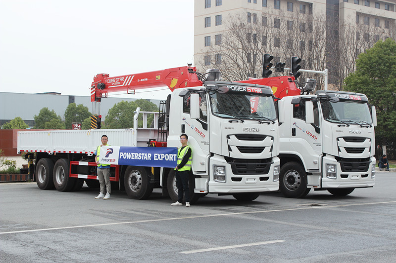 
     Мьянма - 2 бірлік ISUZU GIGA Palfinger Boom Crane Truck
    