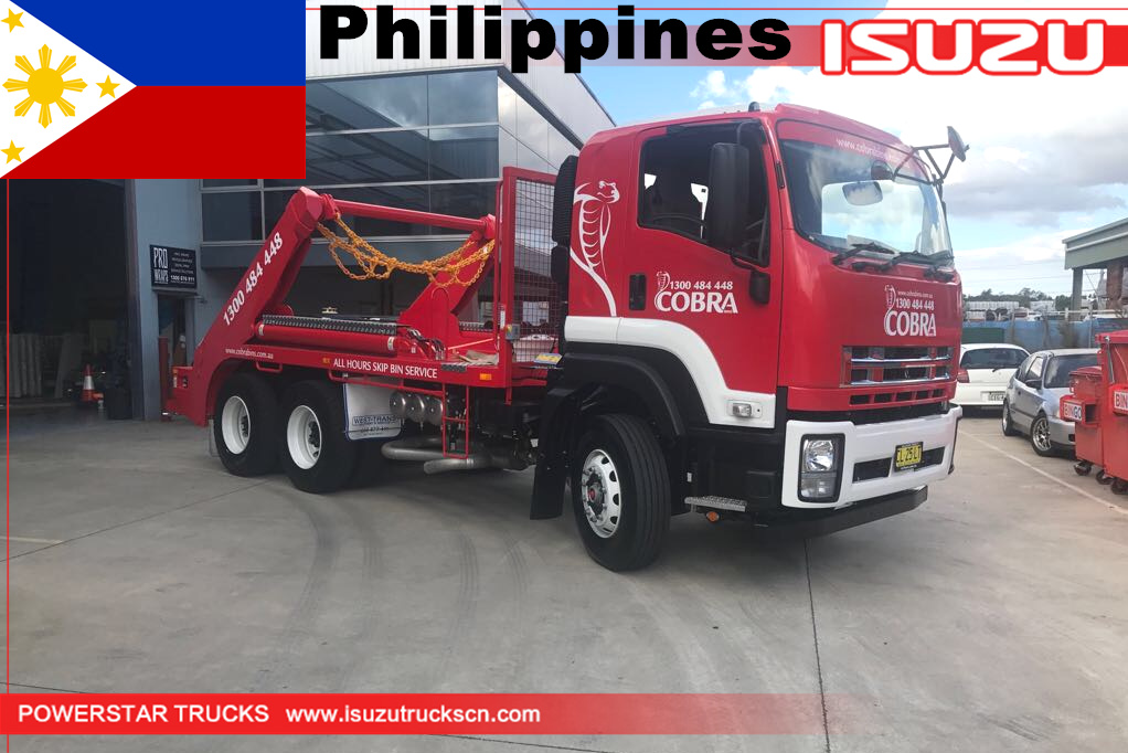 
     Филиппиндер 16Tons Skip Loader Қоқыс тасушы Isuzu
    