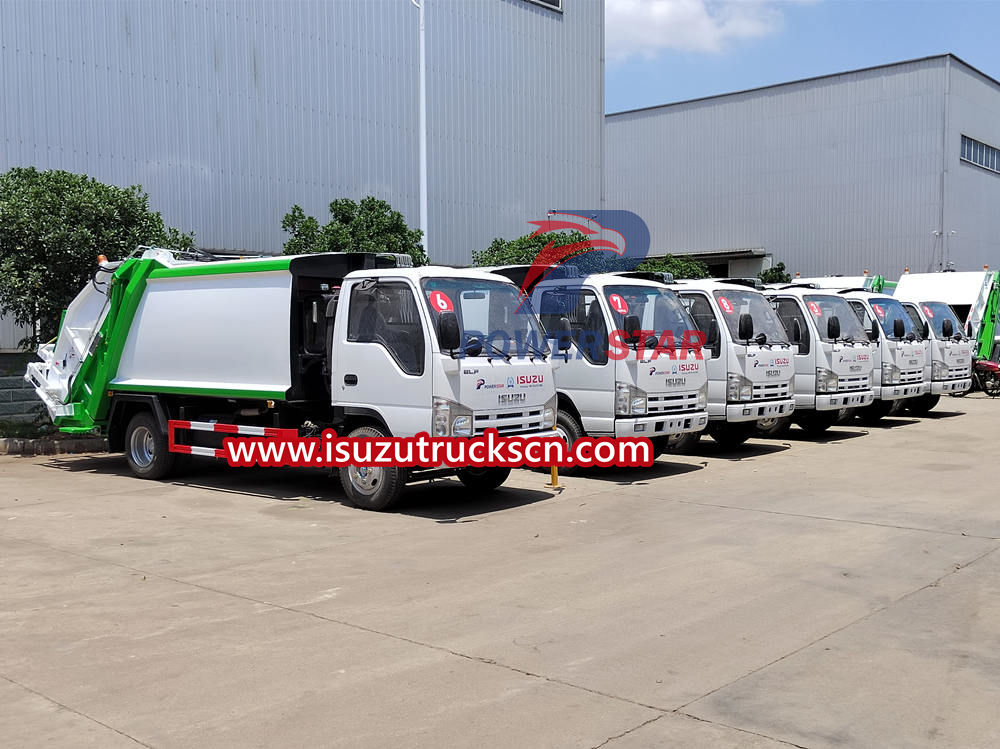 
     Isuzu Refuse сығымдағыш жүк көлігі қалай шығарылады?
    