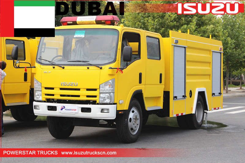 
     Дубайға арналған Isuzu шассиі өрт сөндіру көлігі
    