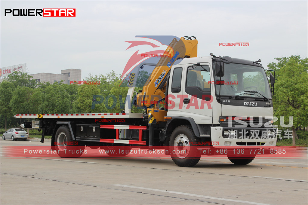 
     ISUZU FTR FRR, XCMG краны бар 8 тонна жүк тиегіш машинасы Эфиопияға қолмен экспортталады.
    