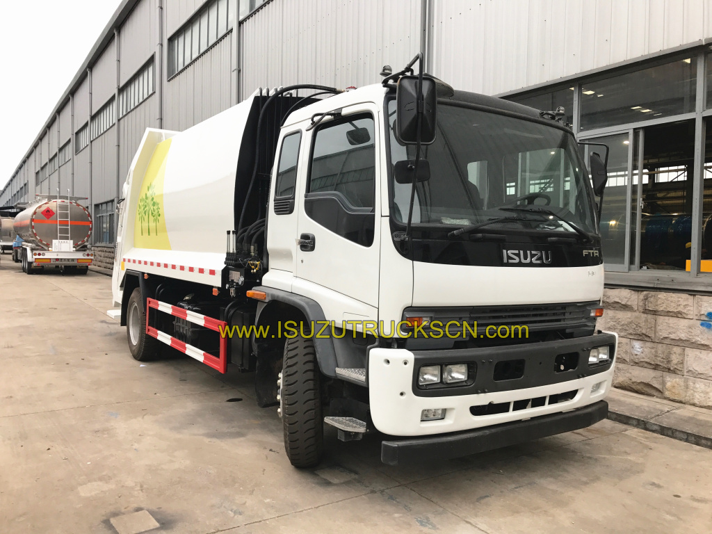 
     Экспортқа арналған 12 текше метр FTR ISUZU қоқыс жинағыш машинасы
    