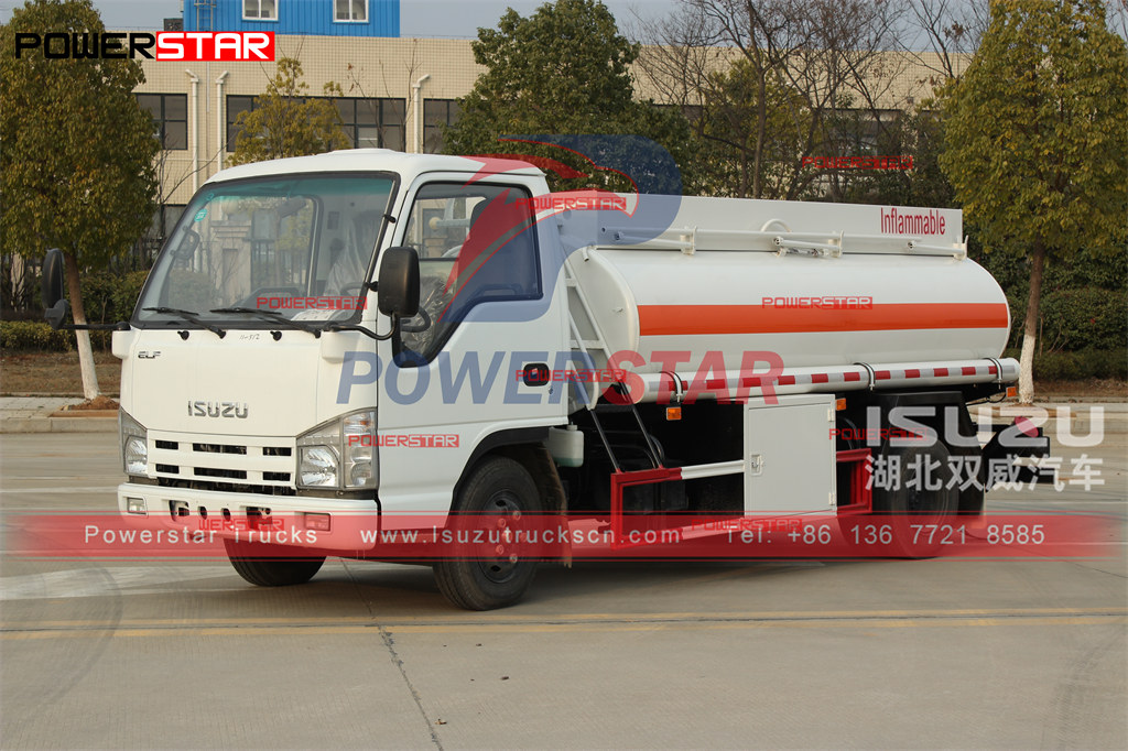 
     Мьянма Янгонына ISUZU mini 3000L жанармай танкері май құятын жүк көлігі экспорты
    