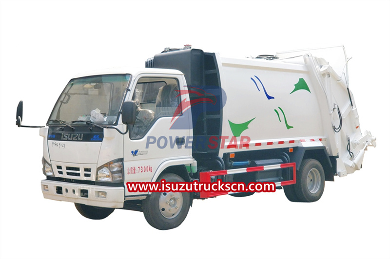 
     isuzu 100P қоқыс сығымдағыштың жұмыс принципі
    