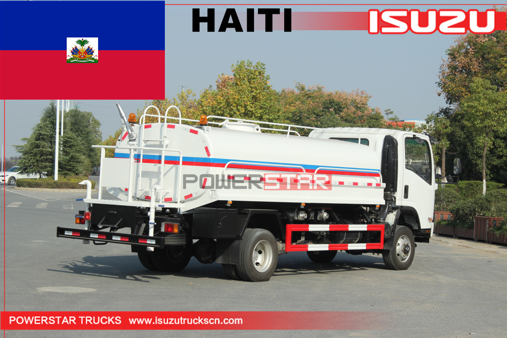 
     HAITI - 2 бірлік ISUZU 4x4 4WD ауыз су жаңбырлататын көліктер
    