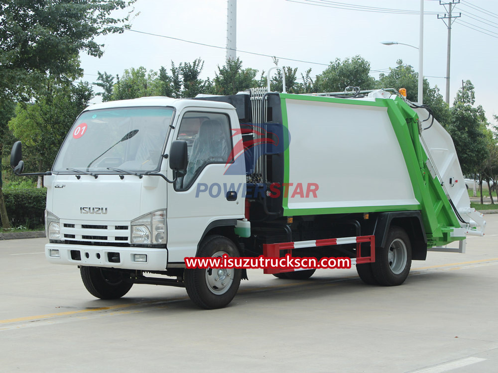 
     Isuzu сығымдалған қоқыс машинасының толық нұсқасы
    