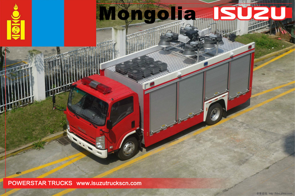 
     Моңғолия – 1 бірлік ISUZU прожекторды жарықтандыру мұнарасы өрт сөндіру көлігі
    