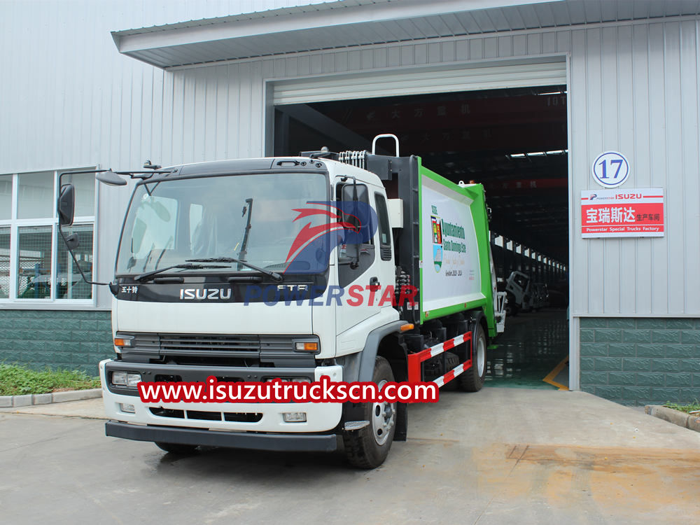 
     Isuzu FTR қоқыс жинағыш машинасының артықшылықтары
    