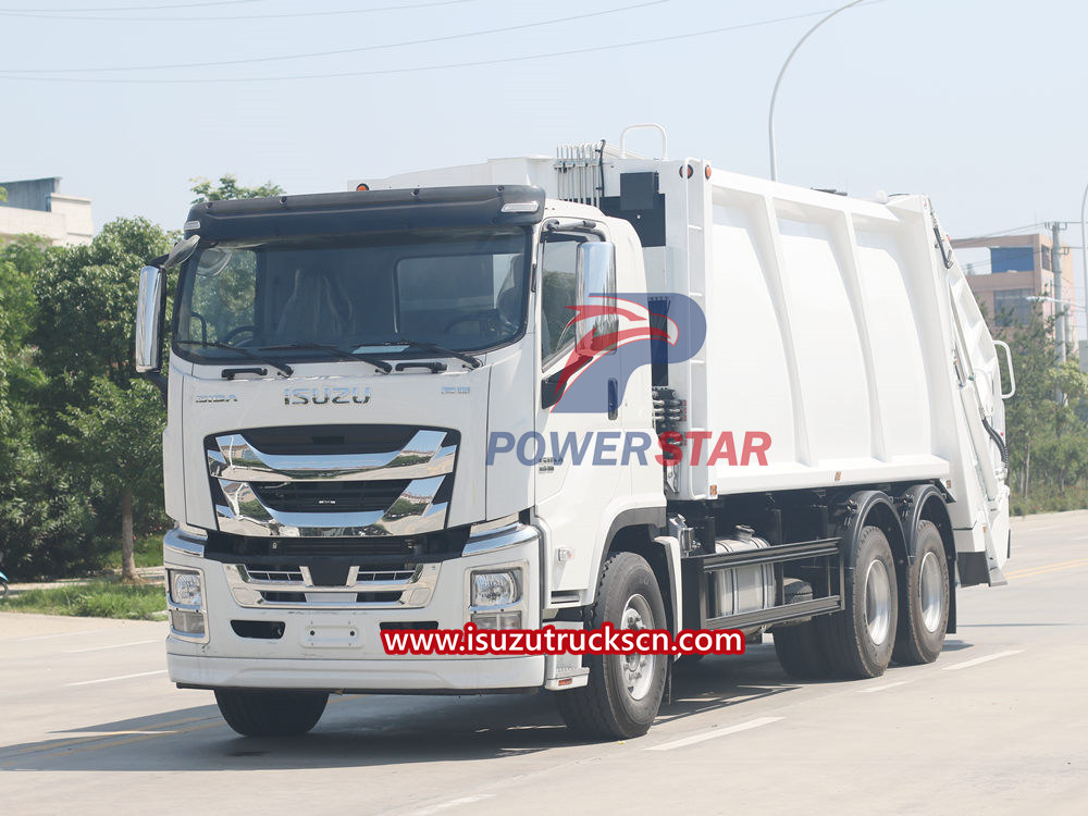 
     Isuzu қоқыс жинайтын машинаның артықшылығы
    