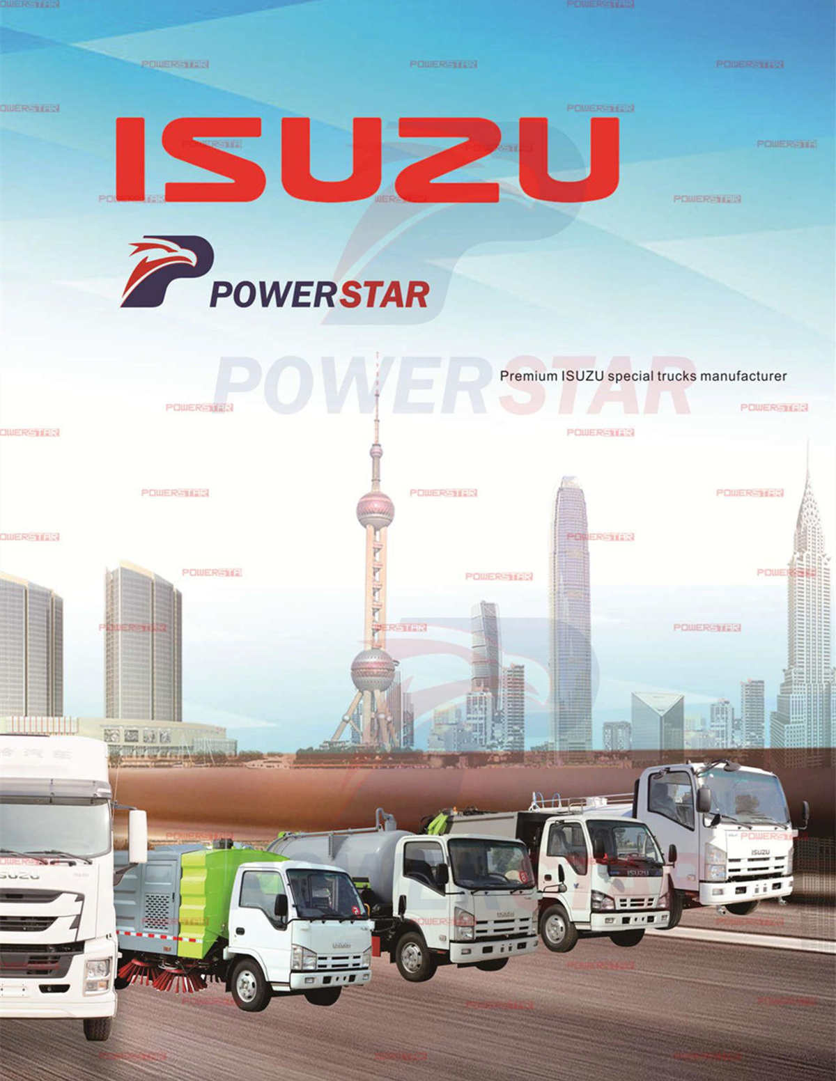 
     POWERSTAR кәсіби ISUZU жүк көліктерінің арнайы каталогы
    