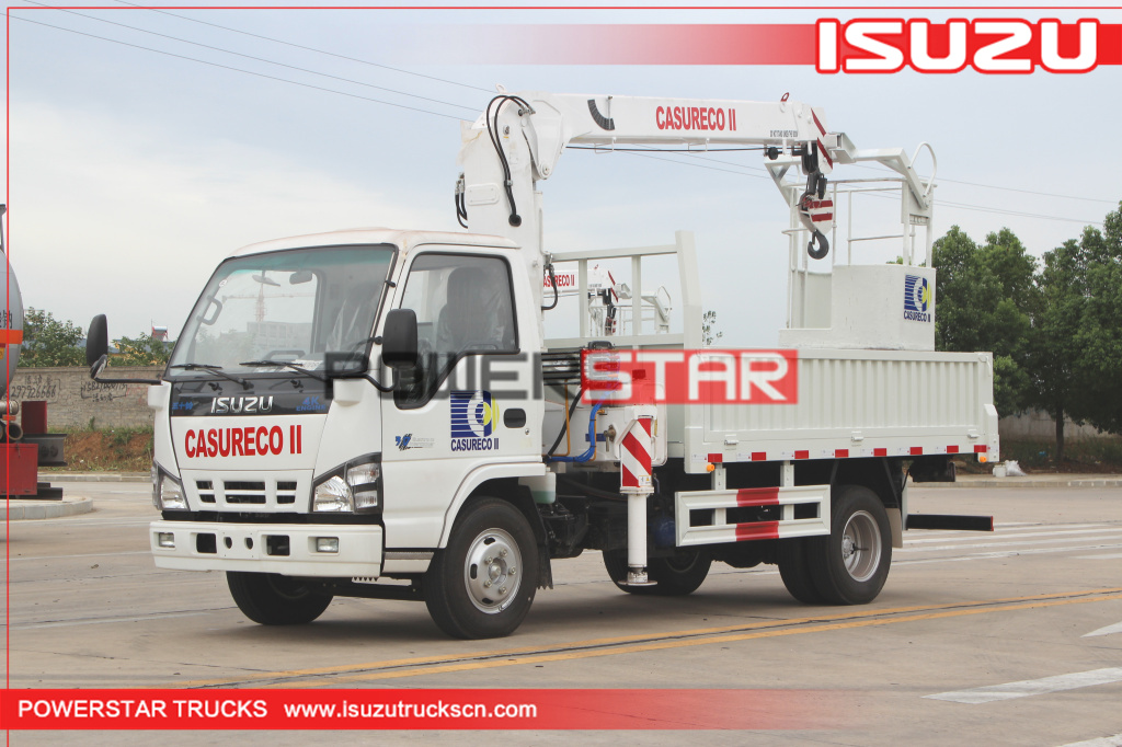 
     Филиппиндік Isuzu Manlifter кранмен
    