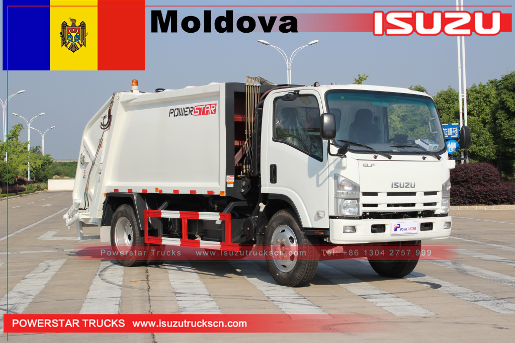 
     Молдова Isuzu Қоқыс сығымдағыш 8 текше метр
    