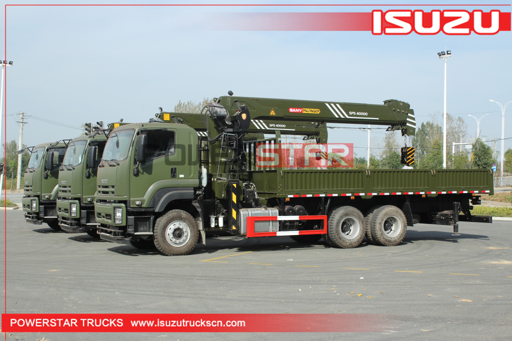 
     Мьянма -3 дана ISUZU жүк көлігі Palfinger SPS4000 16 тонналық кран
    